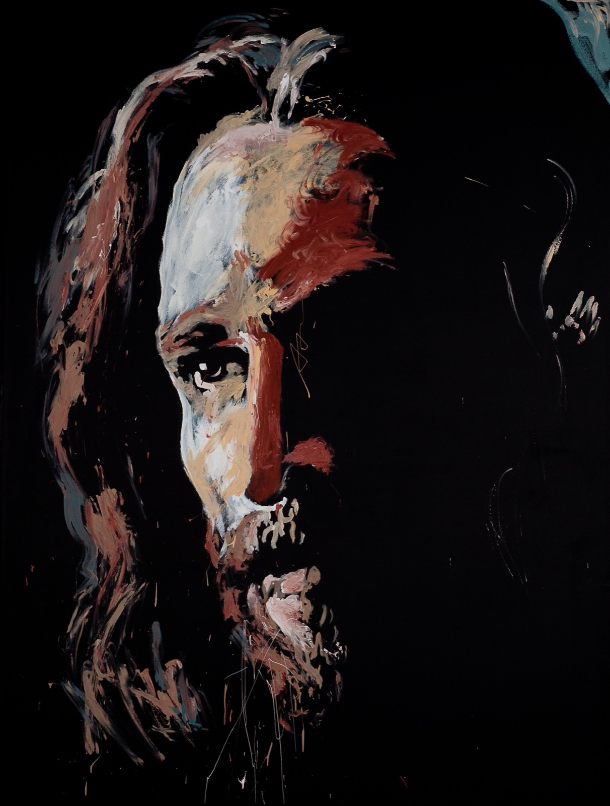 Face of God — original acrylic by Jared Emerson