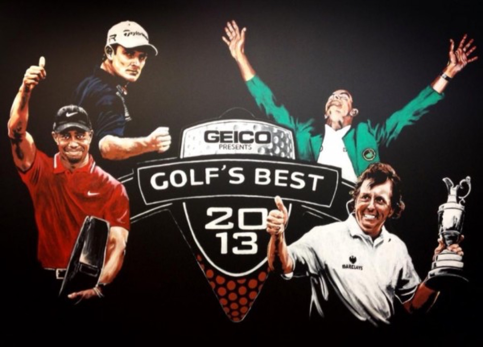 Golf's Best original painting