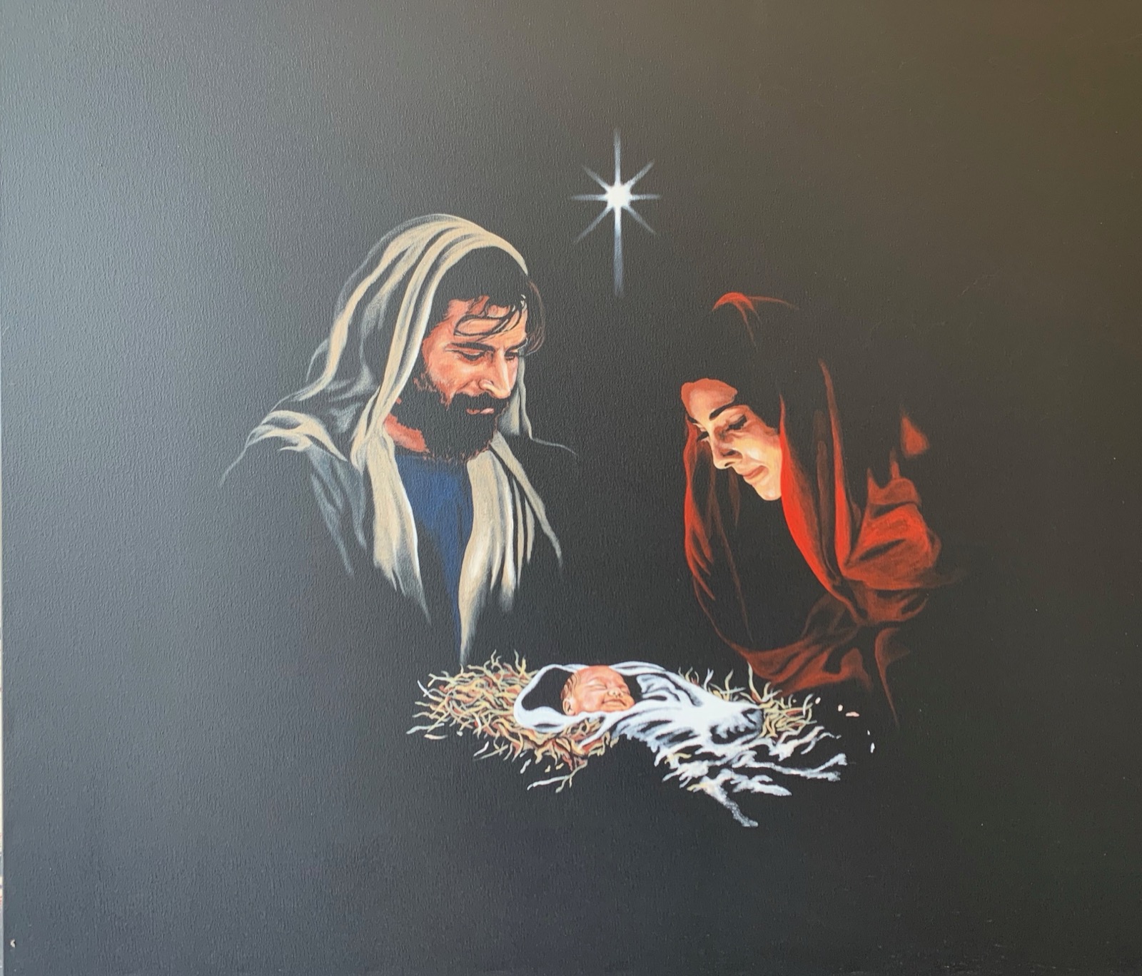 Nativity original painting
